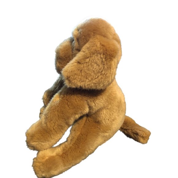 Gund "Boomer" Puppy Dog Plush Yellow Lab, Tan, Red Collar 8" 2002 Vintage - Picture 2 of 8